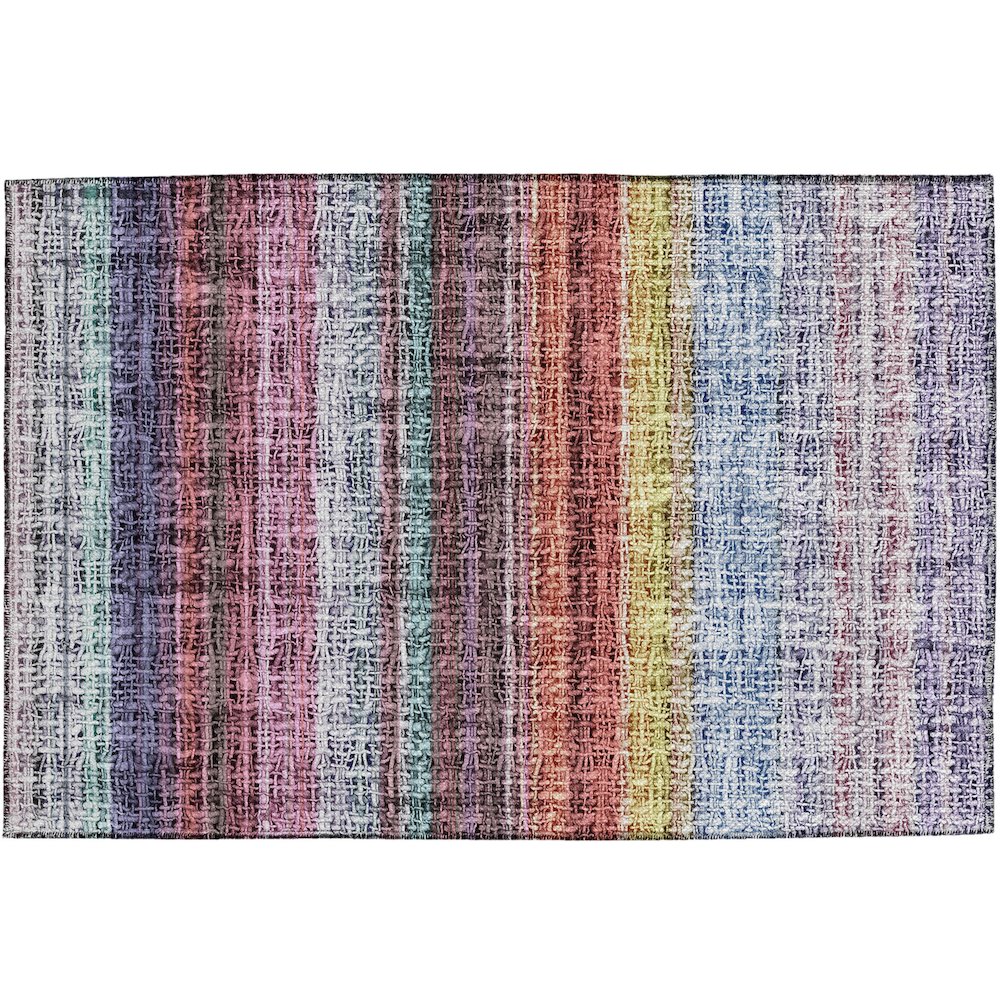 Luxury Washable Indoor/Outdoor Portico Lavender 1'8" x 2'6" Rug. Picture 1