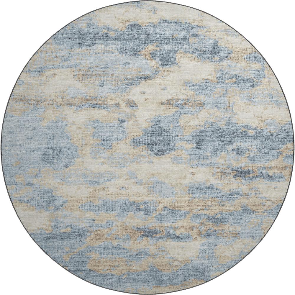 Camberly CM6 Indigo 8' x 8' Round Rug. Picture 1