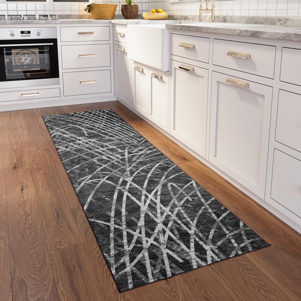 Winslow WL2 Midnight 2'6" x 8' Runner Rug. Picture 2