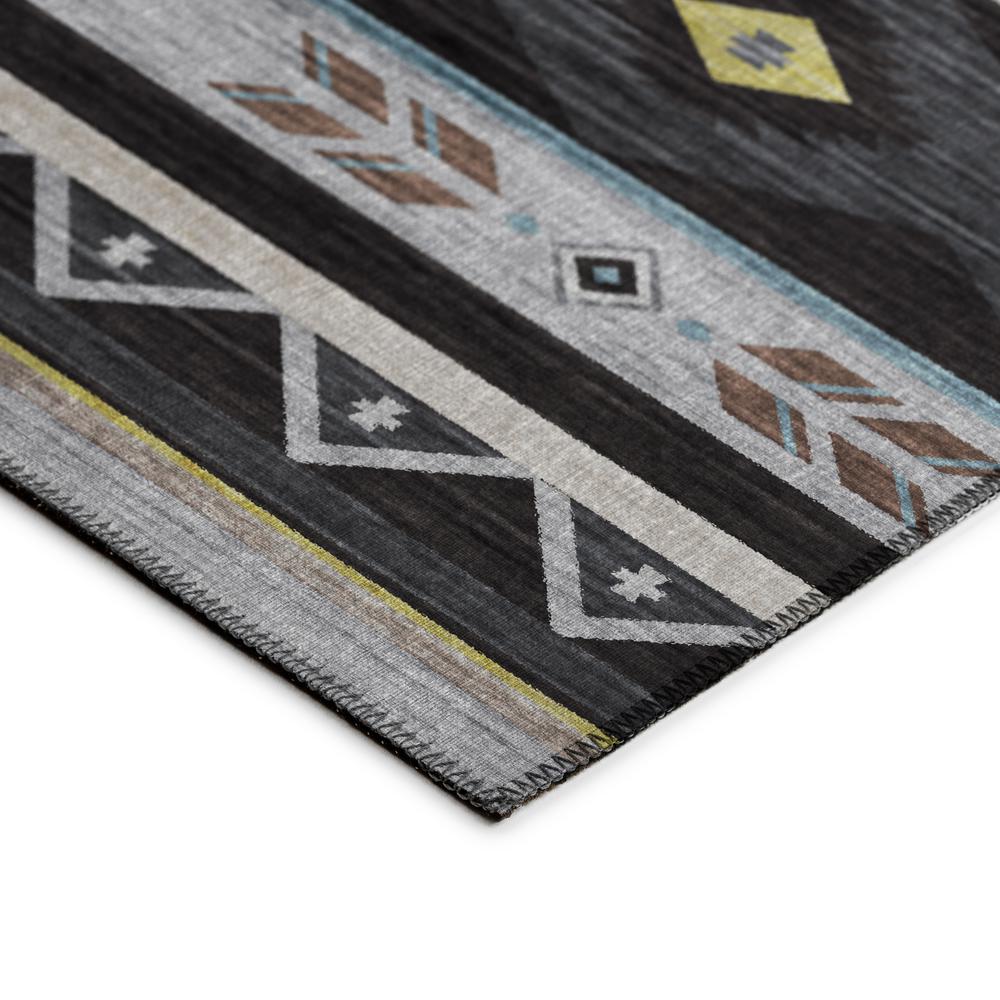 Indoor/Outdoor Sonora ASO33 Midnight Washable 10' x 14' Rug. Picture 4