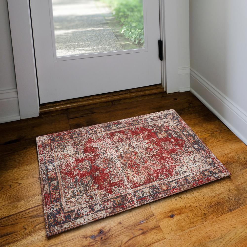 Jericho JC6 Garnet 2' x 3' Rug. Picture 2