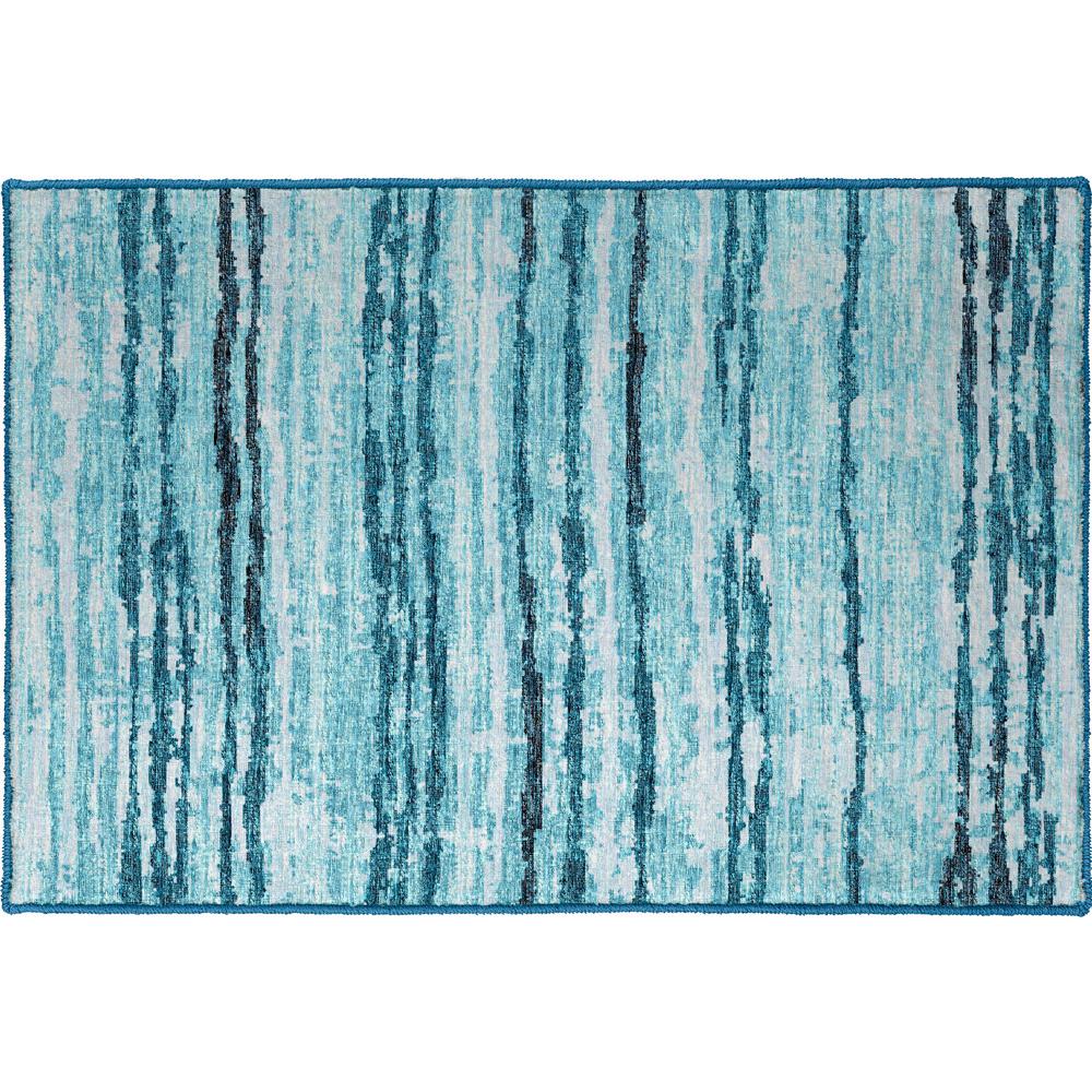 Brisbane BR4 Sky 1'8" x 2'6" Rug. Picture 1