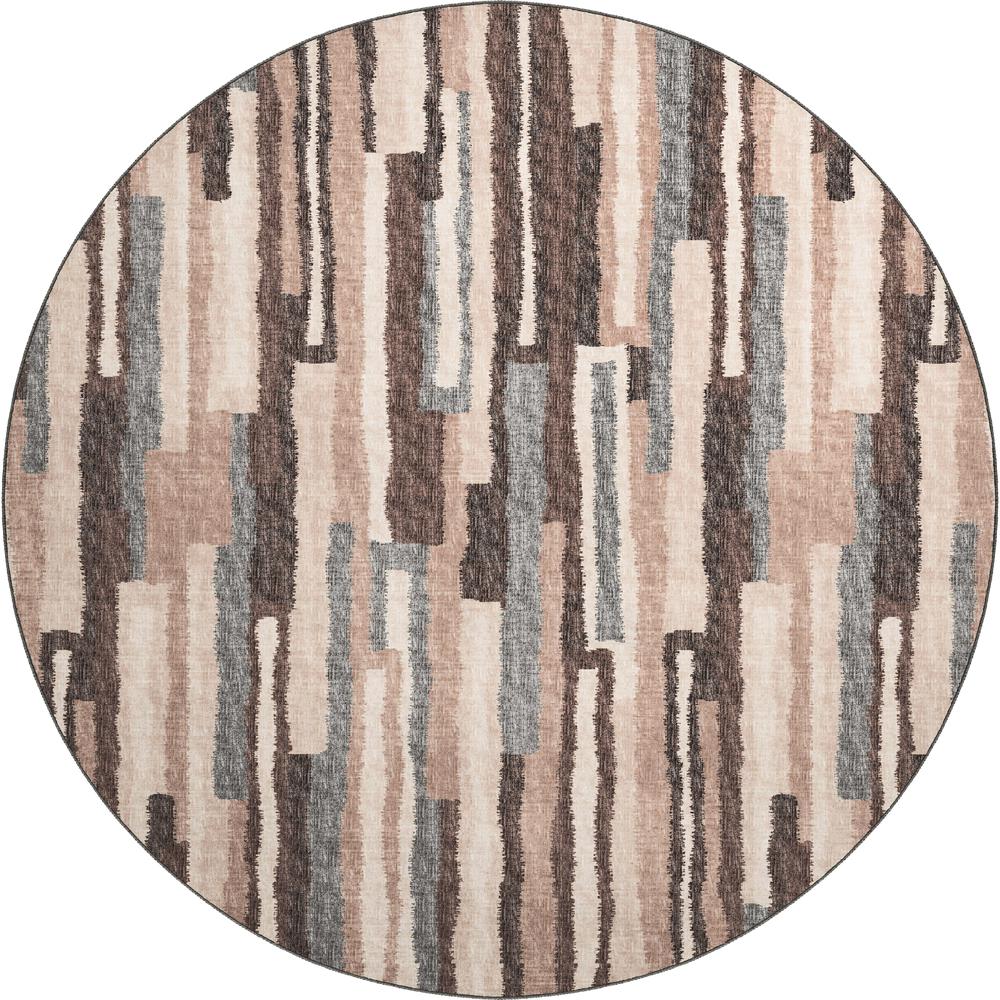 Brisbane BR7 Sable 8' x 8' Round Rug. Picture 1