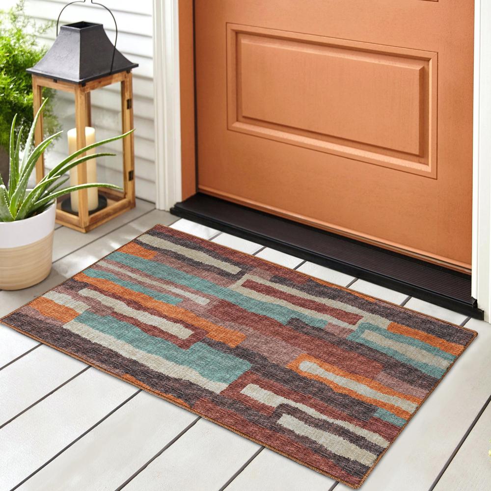 Brisbane BR7 Canyon 1'8" x 2'6" Rug. Picture 2