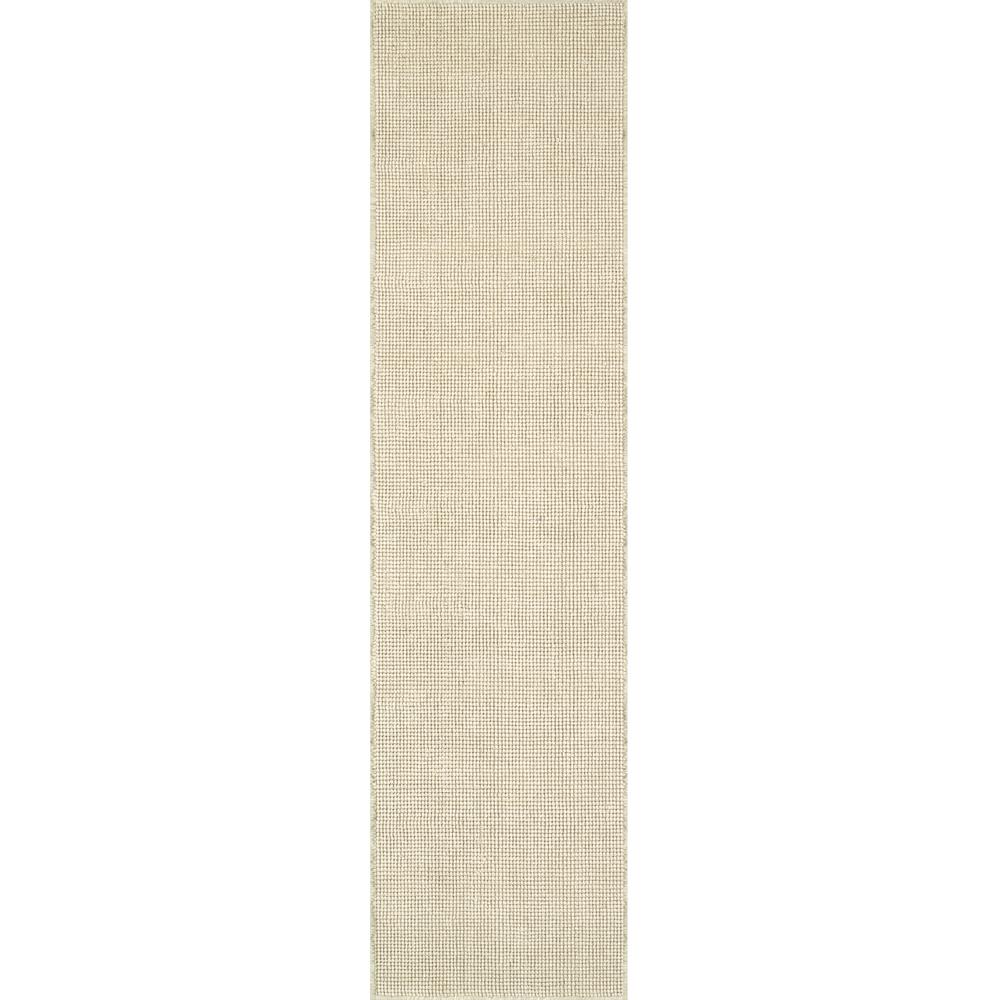 Monaco Sisal MC300 Ivory 2'3" x 7'6" Runner Rug. Picture 1