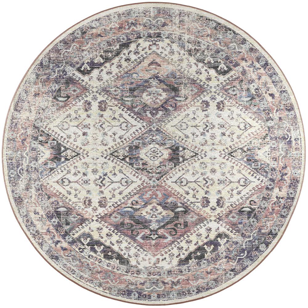 Jericho JC9 Pearl 10' x 10' Round Rug. Picture 1