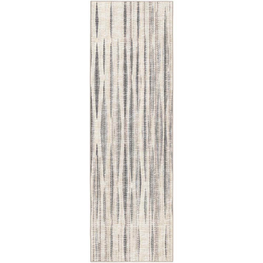 Amador AA1 Ivory 2'6" x 8' Runner Rug. Picture 1