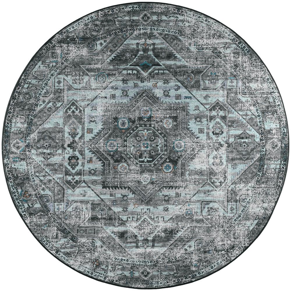 Jericho JC5 Steel 10' x 10' Round Rug. Picture 1