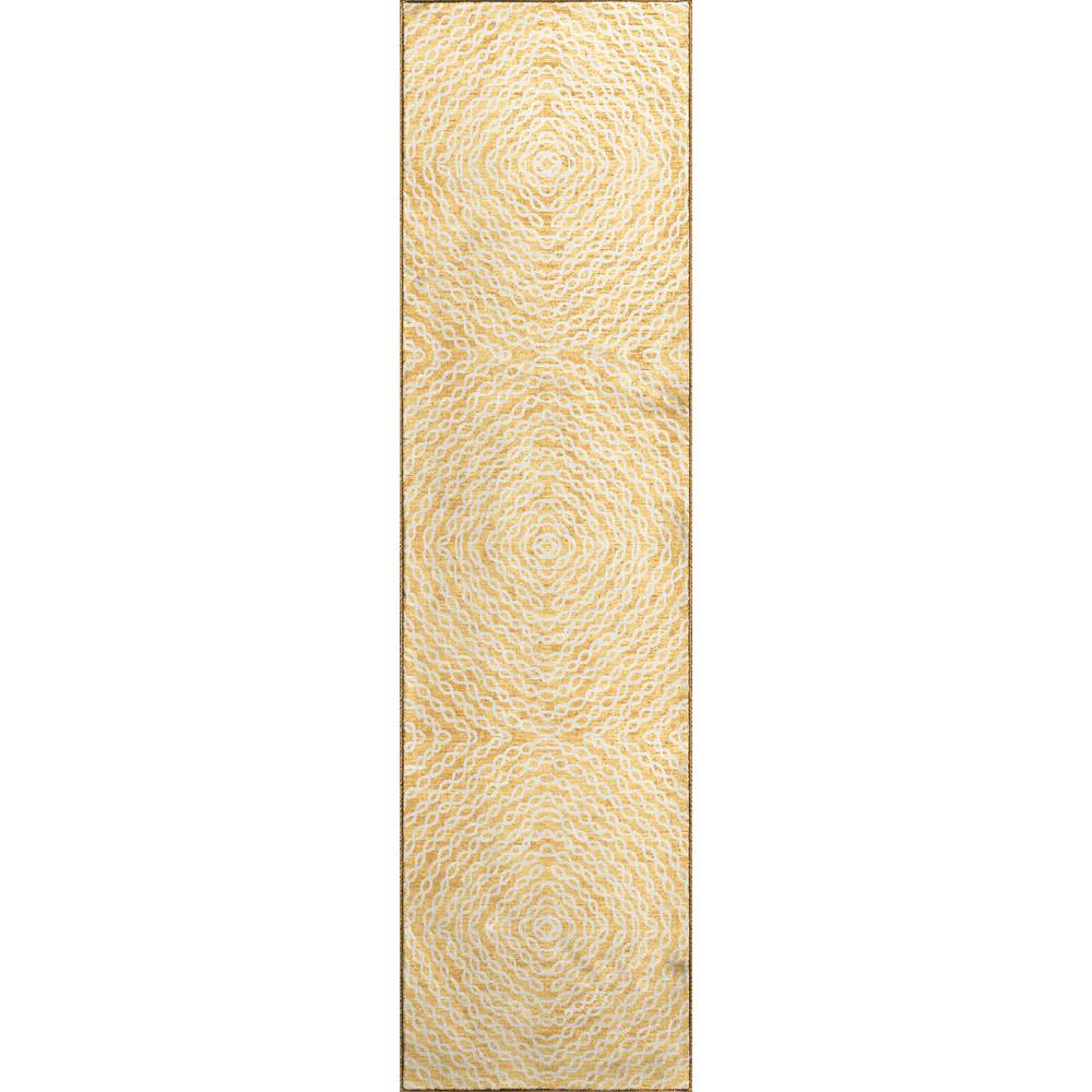 Brisbane BR3 Gold 2'3" x 7'6" Runner Rug. Picture 1