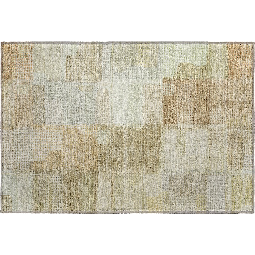 Luxury Washable Indoor/Outdoor Ravenna Beige 1'8" x 2'6" Rug. Picture 1