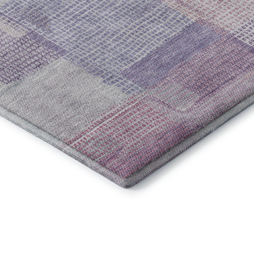 Luxury Washable Indoor/Outdoor Ravenna Lavender 1'8" x 2'6" Rug. Picture 2