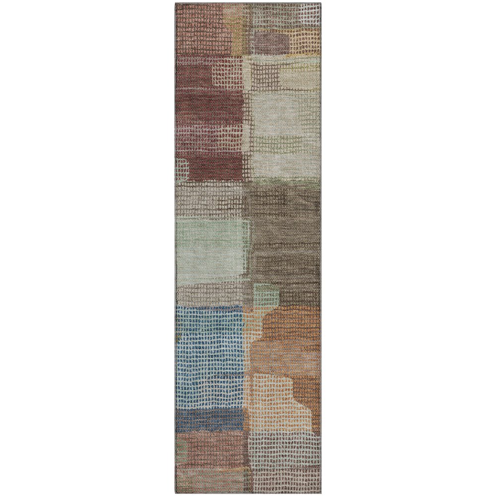 Luxury Washable Indoor/Outdoor Ravenna Putty 2'3" x 7'6" Runner Rug. Picture 1