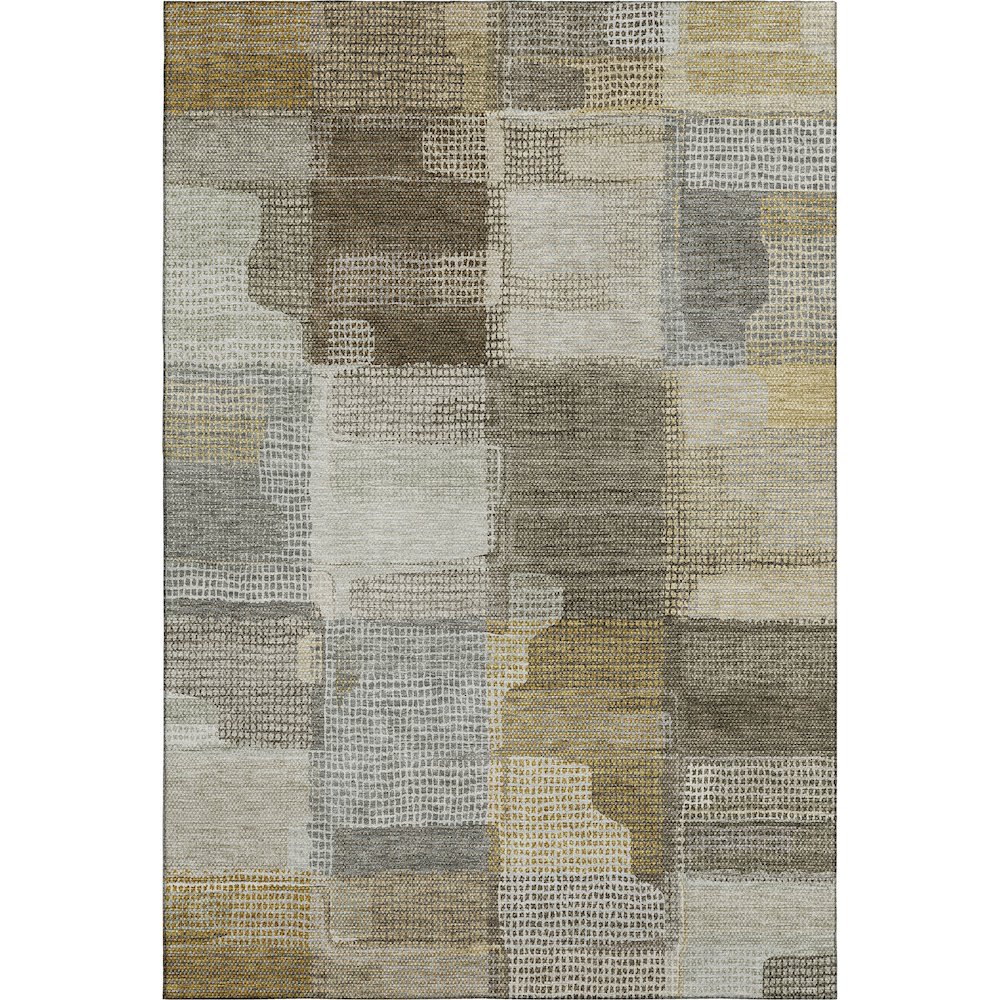 Luxury Washable Indoor/Outdoor Ravenna Taupe 2'6" x 3'10" Rug. Picture 1