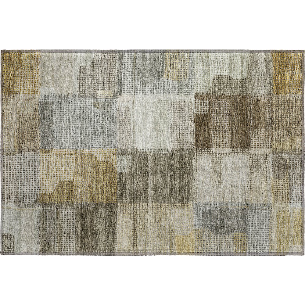Luxury Washable Indoor/Outdoor Ravenna Taupe 1'8" x 2'6" Rug. Picture 1