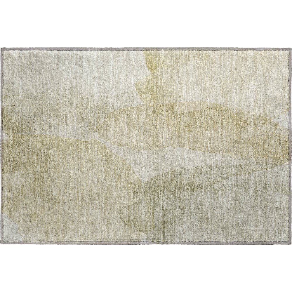 Luxury Washable Indoor/Outdoor Ravenna Putty 1'8" x 2'6" Rug. Picture 1