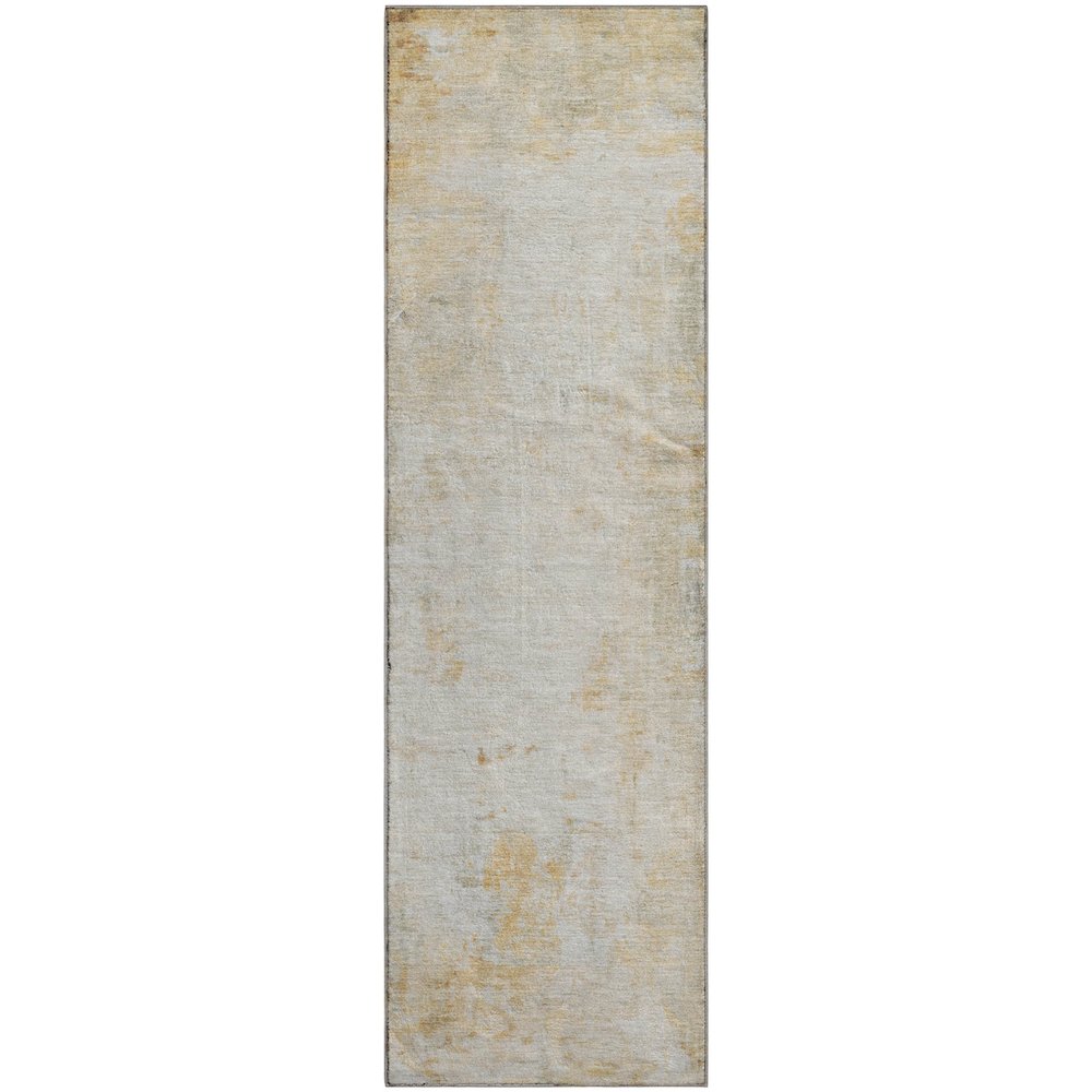 Luxury Washable Indoor/Outdoor Ravenna Linen 2'3" x 7'6" Runner Rug. Picture 1