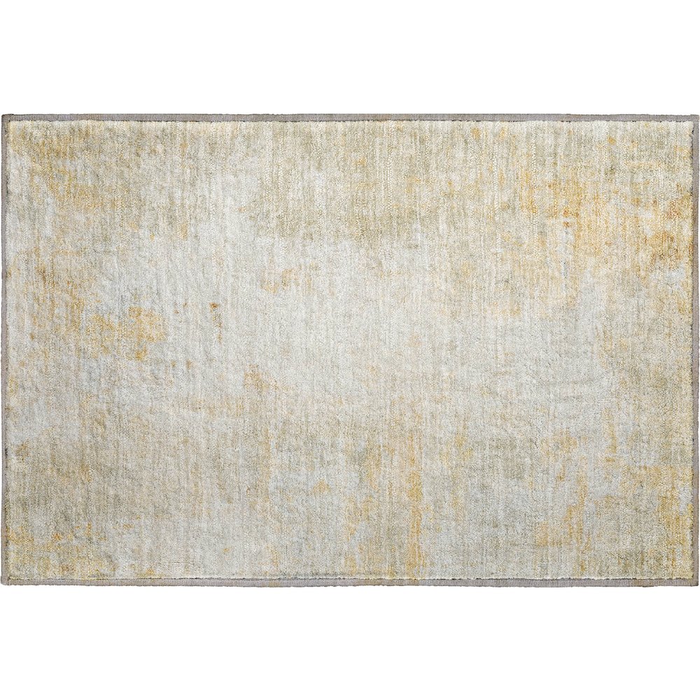 Luxury Washable Indoor/Outdoor Ravenna Linen 1'8" x 2'6" Rug. Picture 1