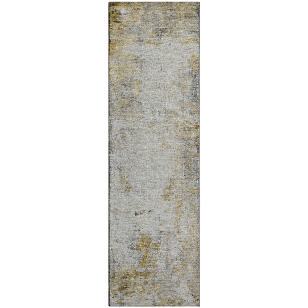 Luxury Washable Indoor/Outdoor Ravenna Taupe 2'3" x 7'6" Runner Rug. Picture 1