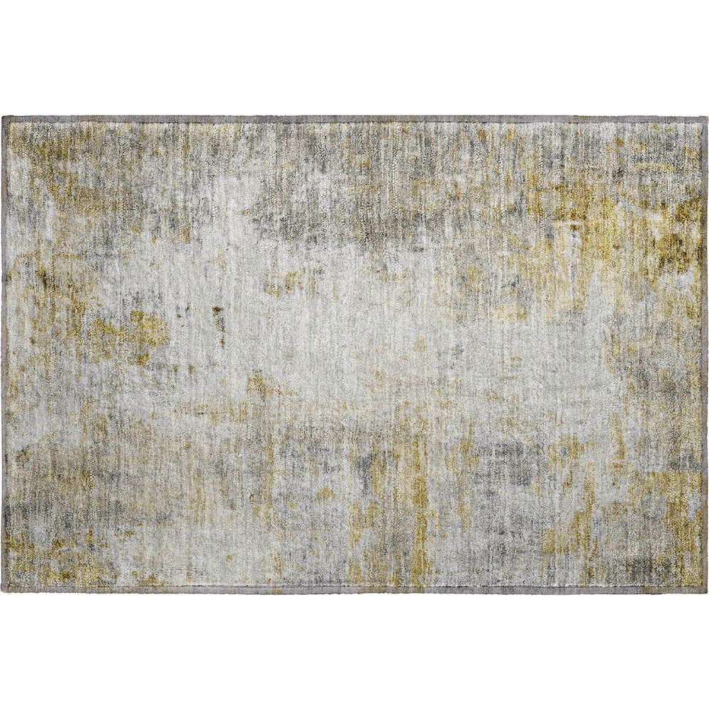 Luxury Washable Indoor/Outdoor Ravenna Taupe 1'8" x 2'6" Rug. Picture 1