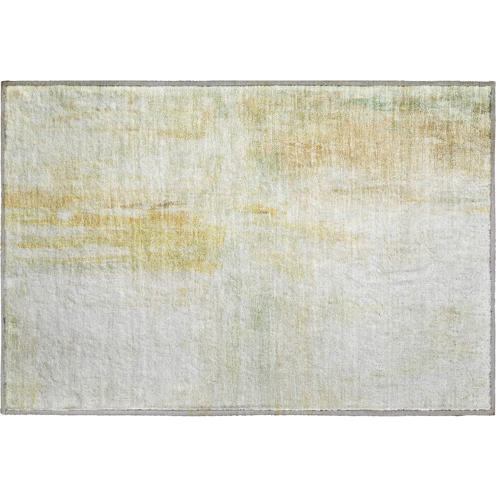 Luxury Washable Indoor/Outdoor Ravenna Linen 1'8" x 2'6" Rug. Picture 1