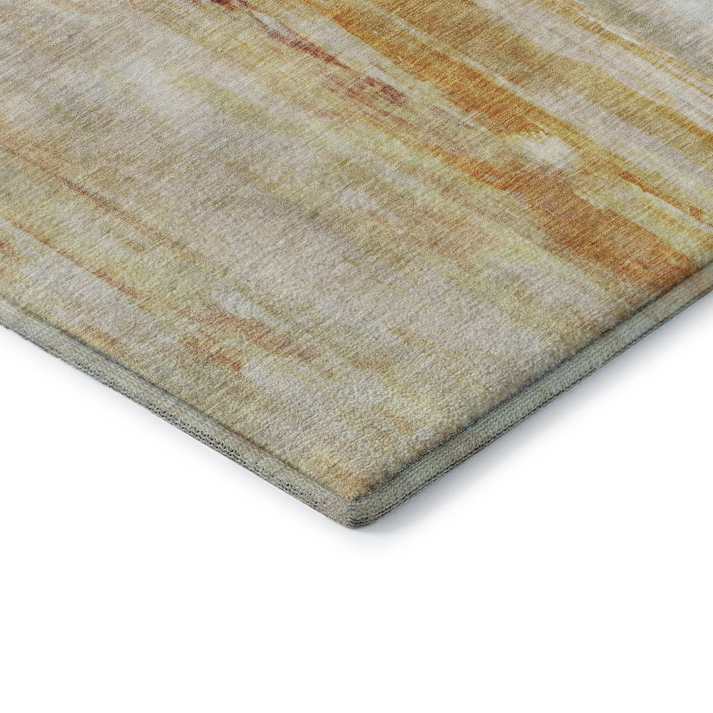 Luxury Washable Indoor/Outdoor Ravenna Paprika 1'8" x 2'6" Rug. Picture 2