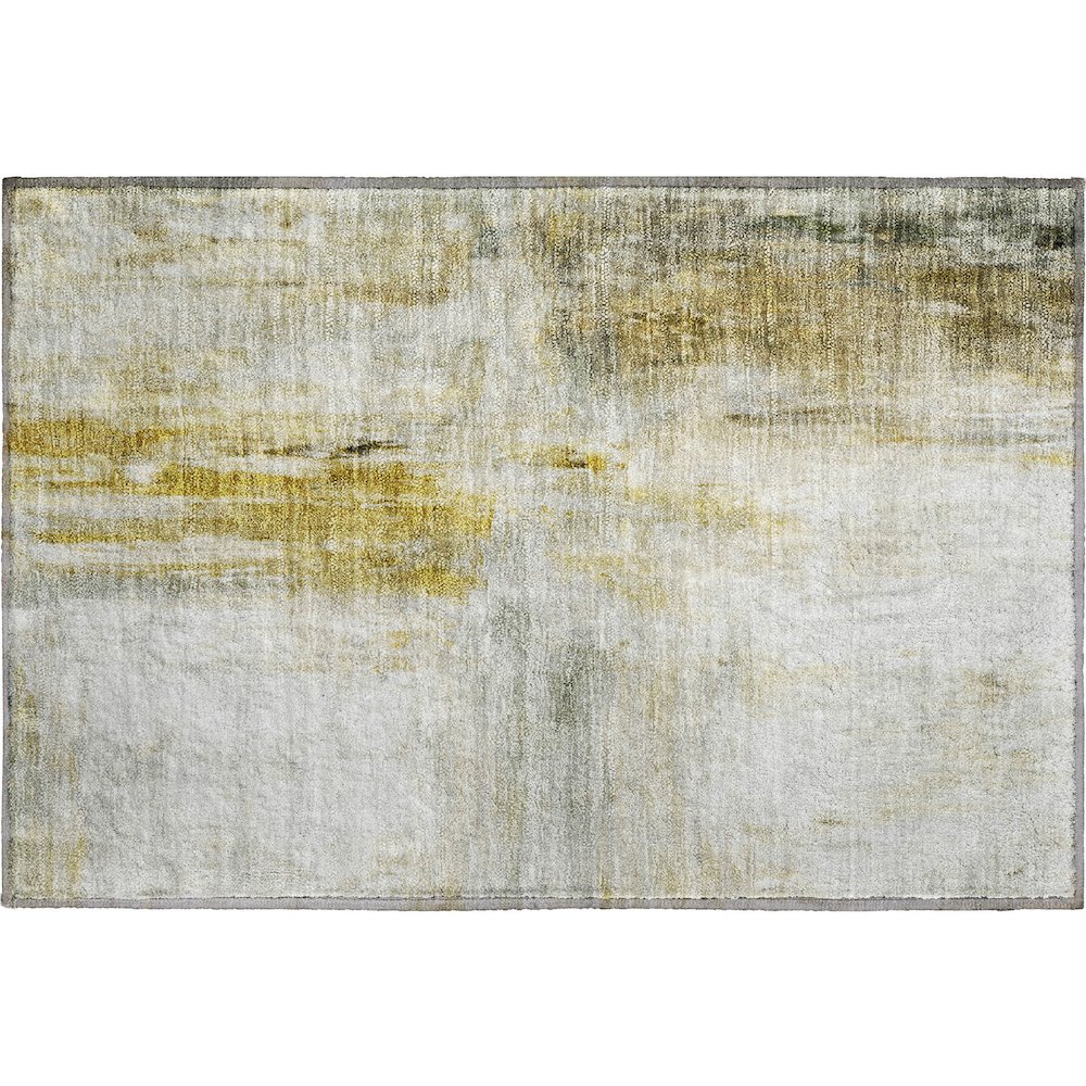 Luxury Washable Indoor/Outdoor Ravenna Taupe 1'8" x 2'6" Rug. Picture 1