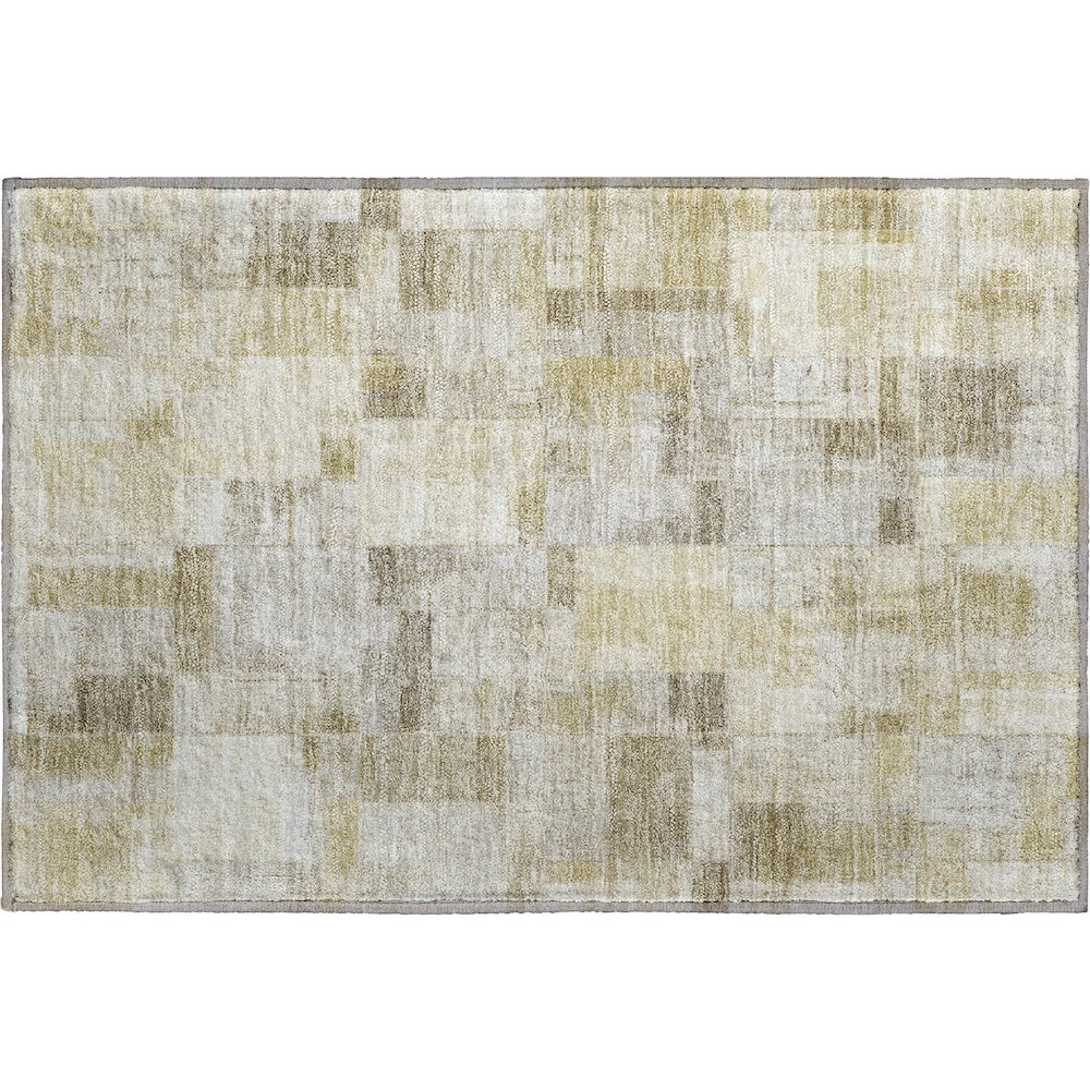 Luxury Washable Indoor/Outdoor Ravenna Beige 1'8" x 2'6" Rug. Picture 1