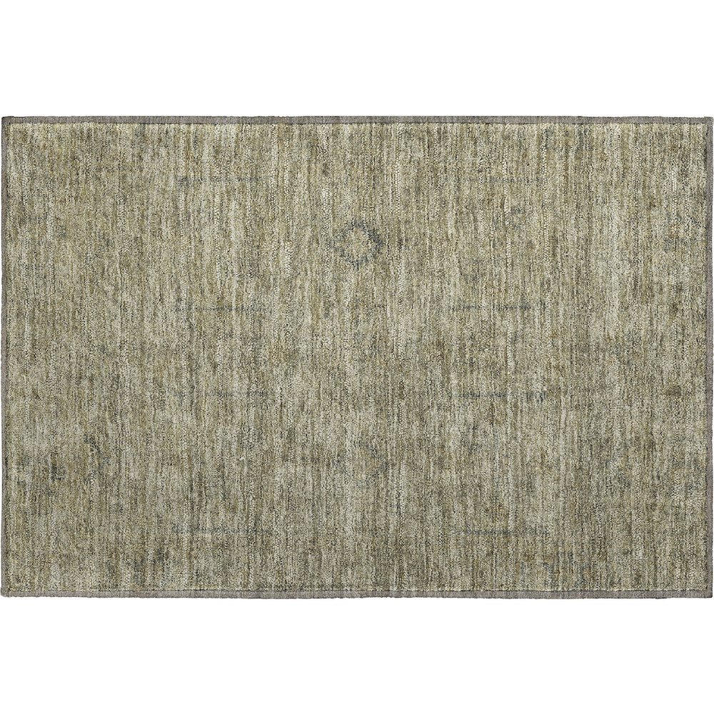 Luxury Washable Indoor/Outdoor Ravenna Khaki 1'8" x 2'6" Rug. Picture 1