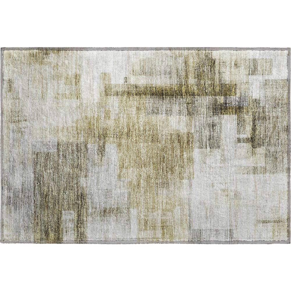 Luxury Washable Indoor/Outdoor Ravenna Taupe 1'8" x 2'6" Rug. Picture 1