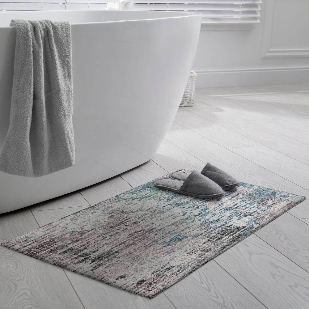 Indoor/Outdoor Accord AAC31 Multi Washable 1'8" x 2'6" Rug. Picture 3