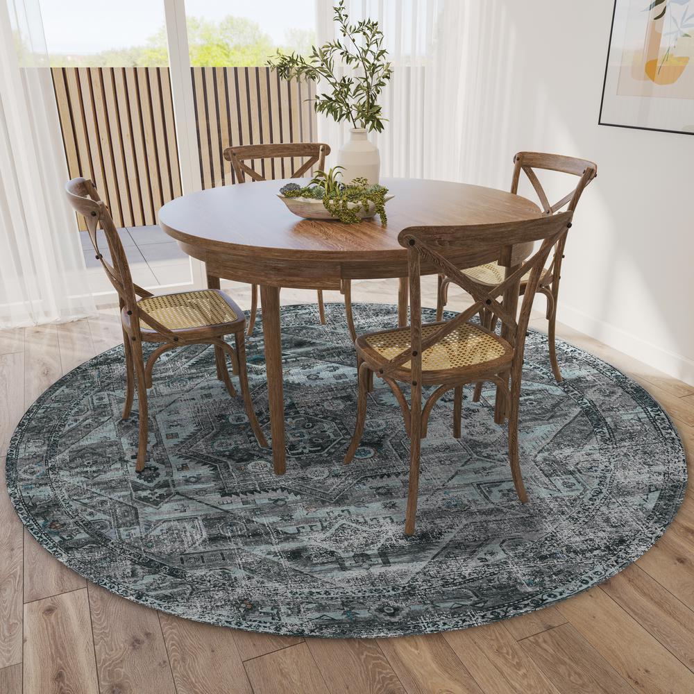 Jericho JC5 Steel 10' x 10' Round Rug. Picture 2