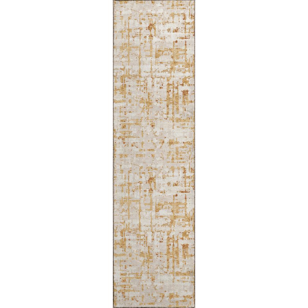 Brisbane BR5 Khaki 2'3" x 7'6" Runner Rug. Picture 1