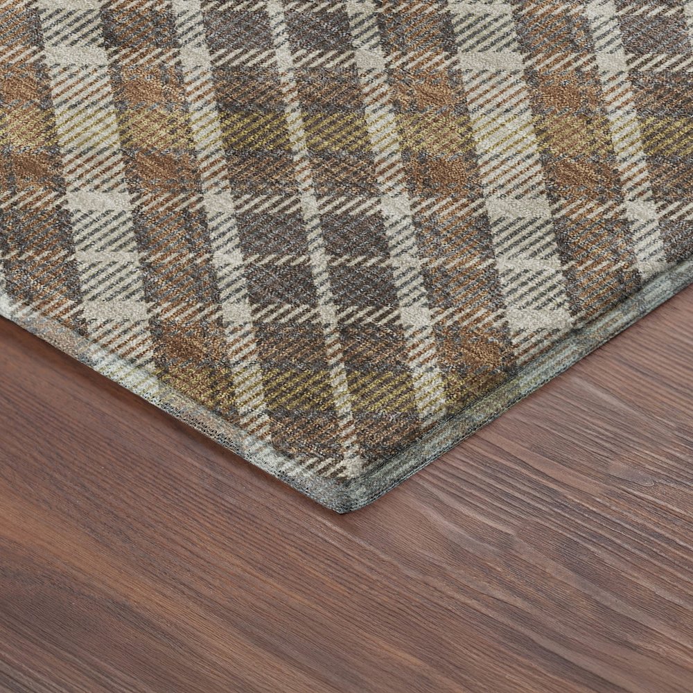 Luxury Washable Indoor/Outdoor Soft Essentials SE3 Multi 1'8" x 2'6" Rug. Picture 2