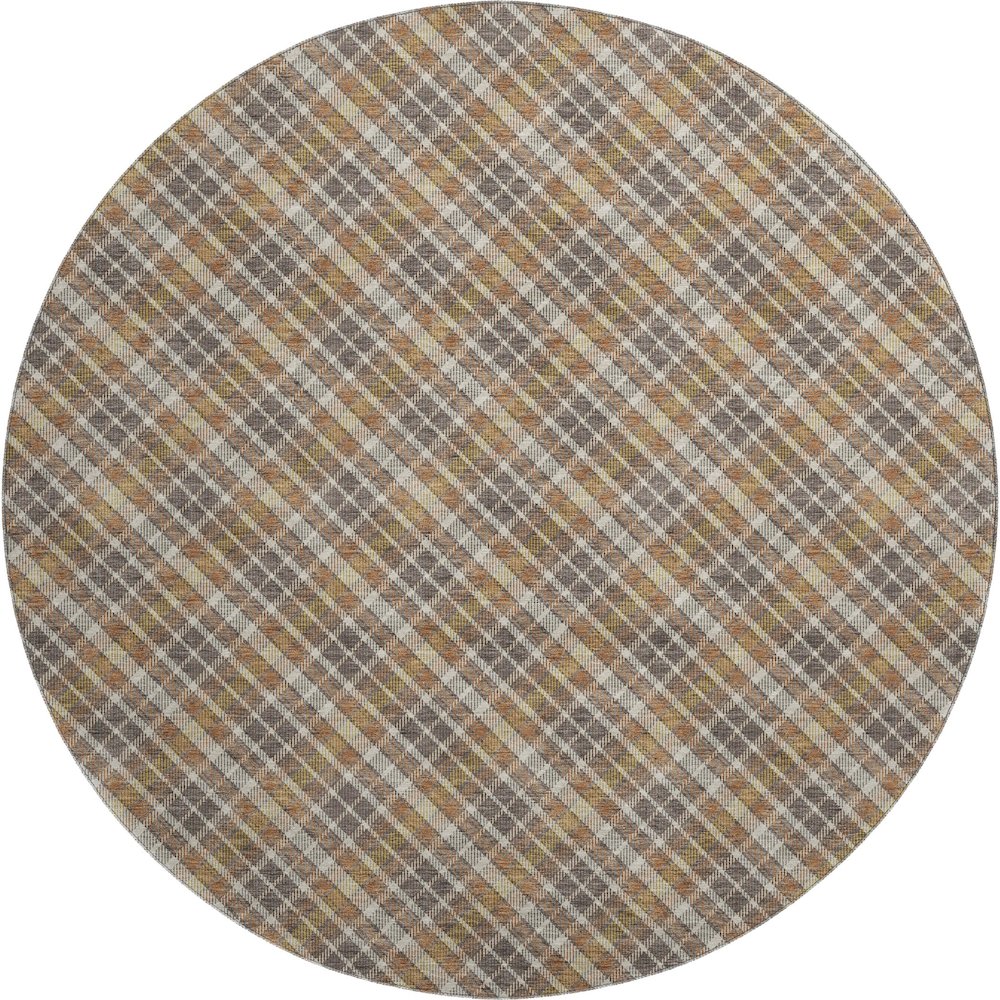 Luxury Washable Indoor/Outdoor Soft Essentials SE3 Multi 8' x 8' Rug. Picture 1