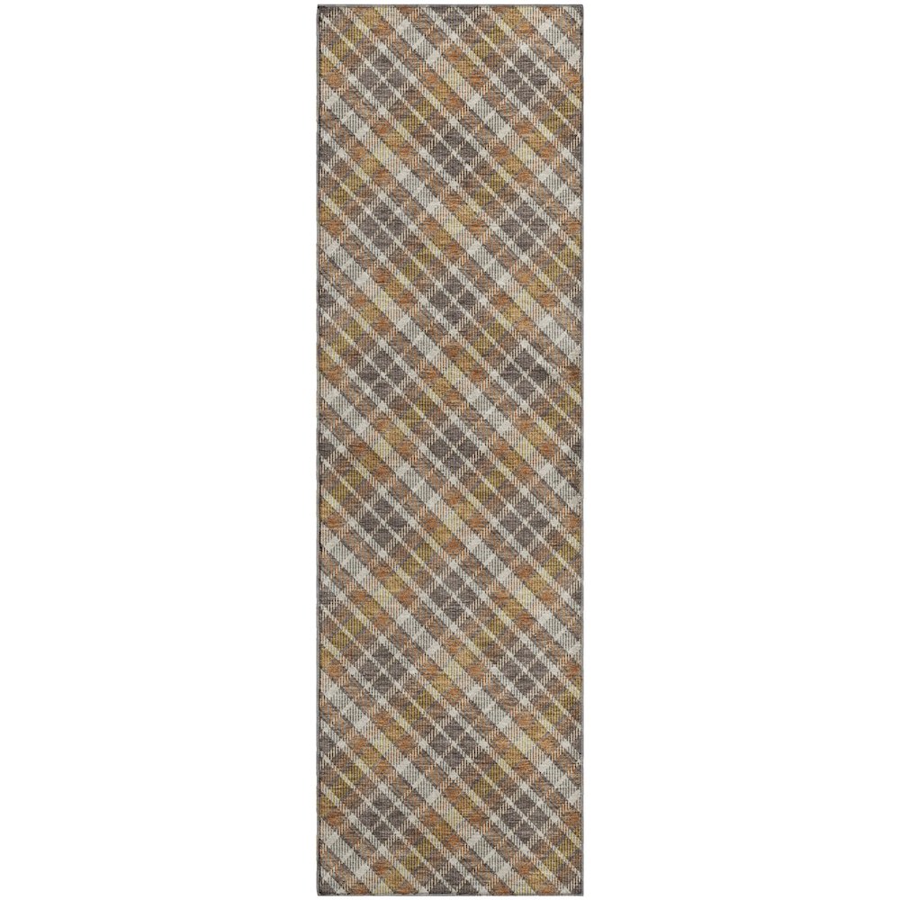 Luxury Washable Indoor/Outdoor Soft Essentials SE3 Multi 2'3" x 7'6" Runner Rug. Picture 1