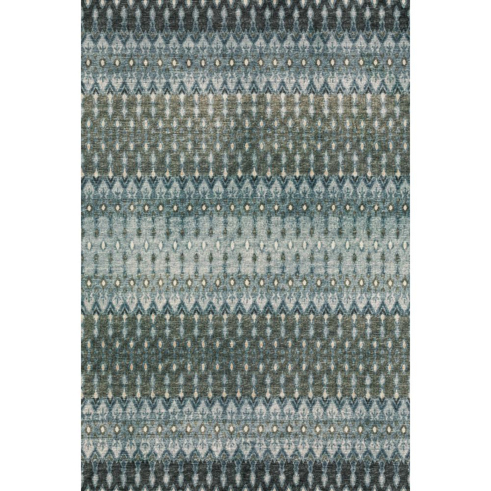 Brisbane BR1 Mineral Blue 3' x 5' Rug. Picture 1