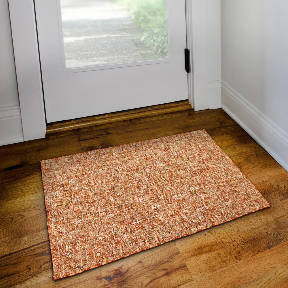 Mateo ME1 Paprika 2' x 3' Rug. Picture 2