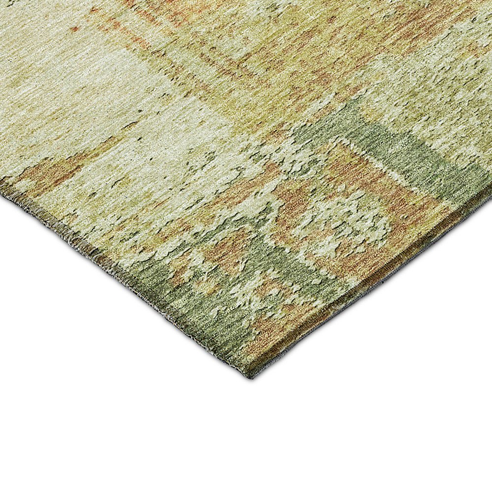 Luxury Washable Indoor/Outdoor Solace Fern 1'8" x 2'6" Rug. Picture 2