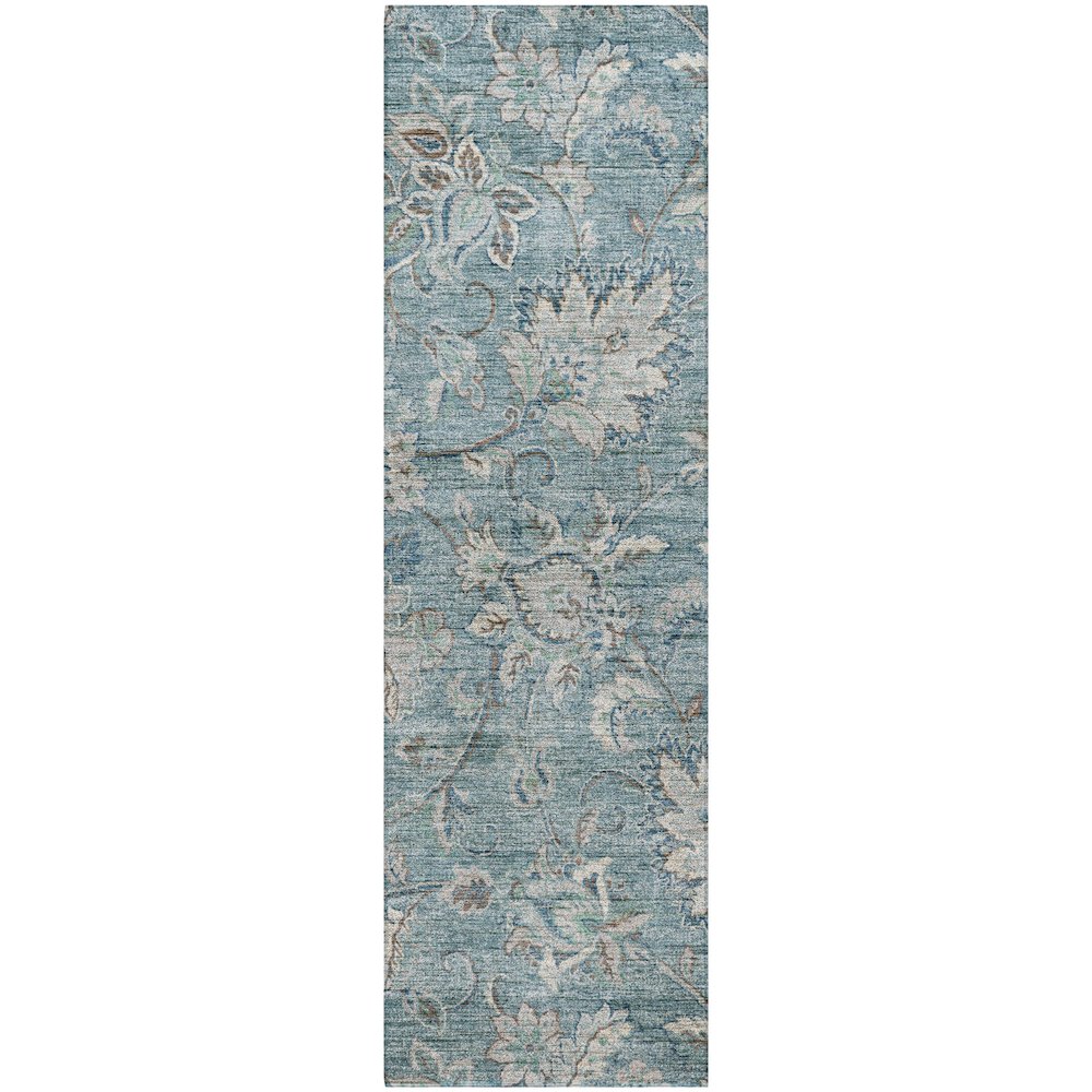 Indoor/Outdoor Silk Road Baltic 2'3" x 7'6" Runner Rug. Picture 1