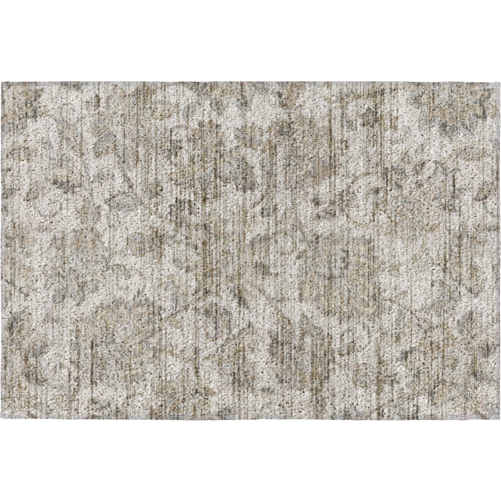 Indoor/Outdoor Silk Road Linen 1'8" x 2'6" Rug. Picture 1