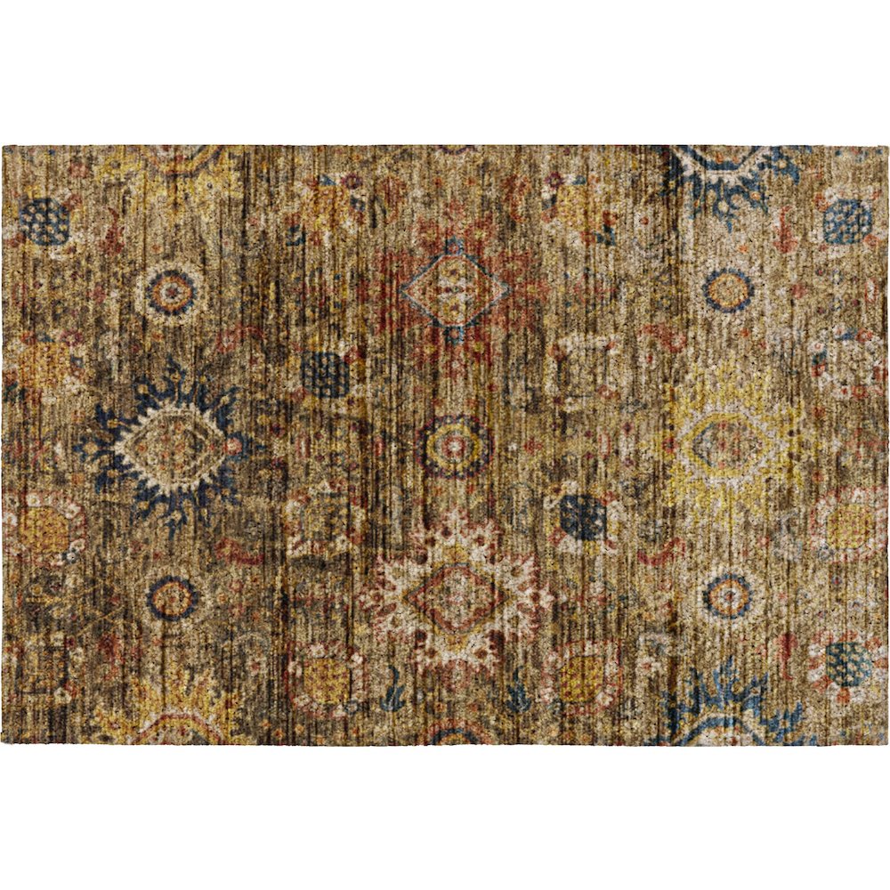 Indoor/Outdoor Silk Road Clove 1'8" x 2'6" Rug. Picture 1