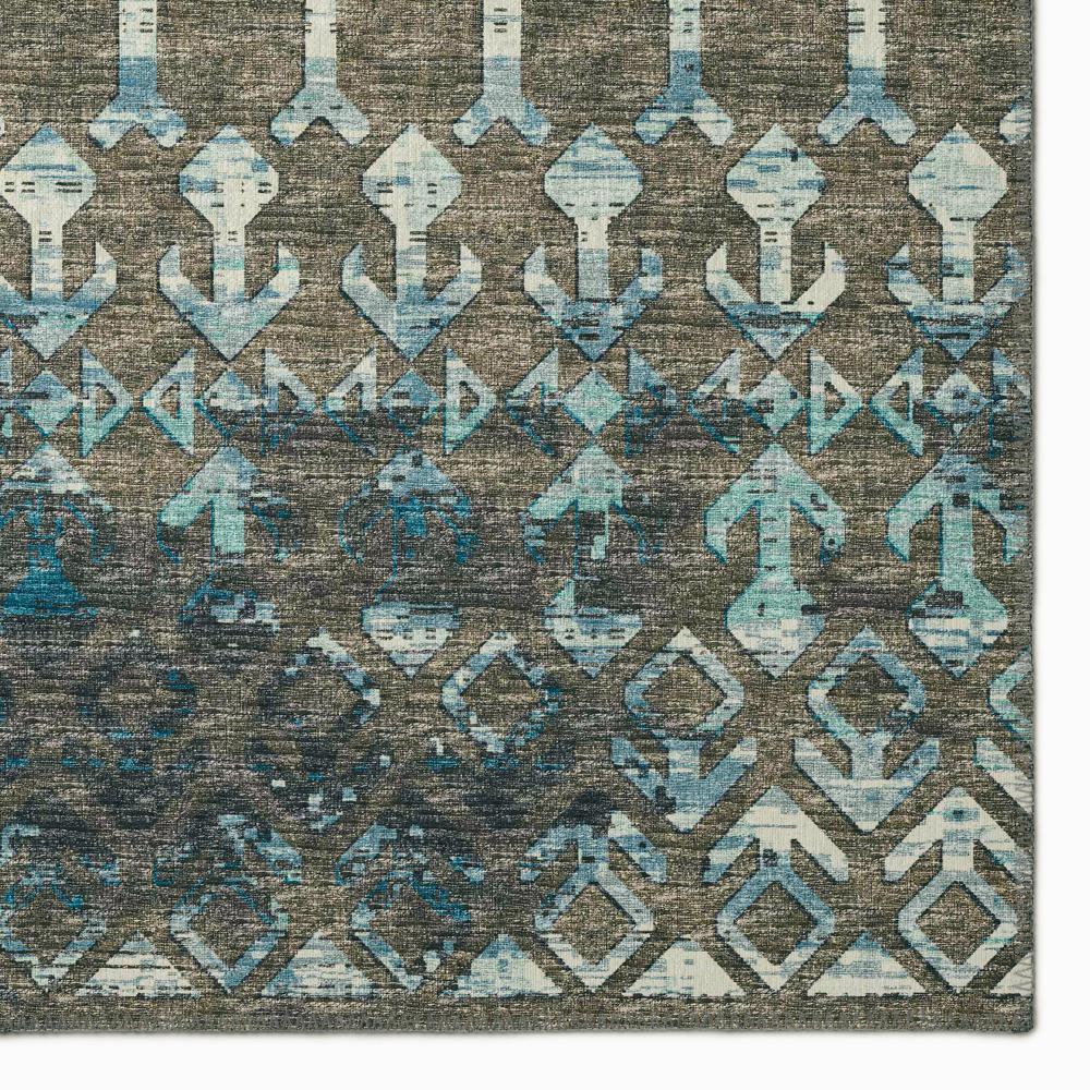 Bravado Mink Transitional Aztec/Incan 1'8" x 2'6" Accent Rug Mink ABV38. Picture 2