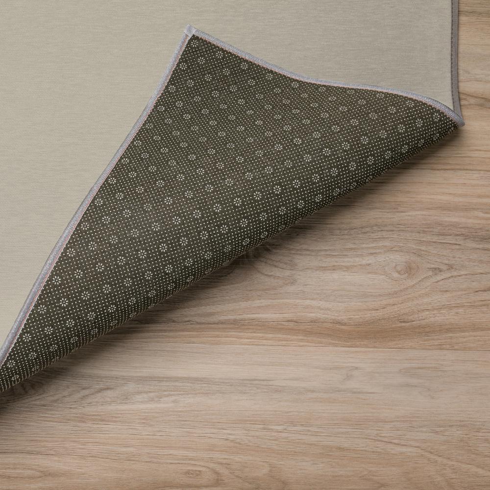 Indoor/Outdoor Cozy Winter ACW38 Taupe Washable 1'8" x 2'6" Rug. Picture 5