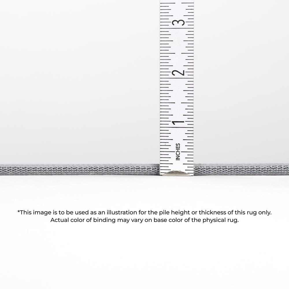 Indoor/Outdoor Seabreeze SZ14 Ink Washable 2'6" x 3'10" Rug. Picture 4