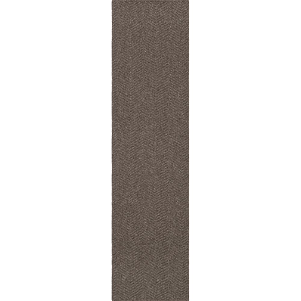 Monaco Sisal MC200 Charcoal 2'3" x 7'6" Runner Rug. Picture 1