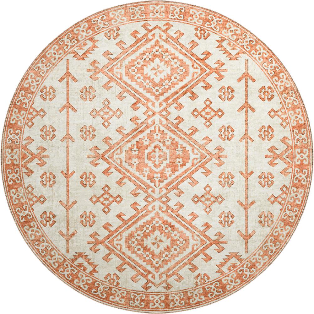 Brisbane BR2 Ivory 8' x 8' Round Rug. Picture 1