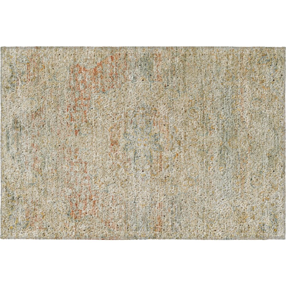 Luxury Washable Indoor/Outdoor Tabrook Tan 1'8" x 2'6" Rug. Picture 1