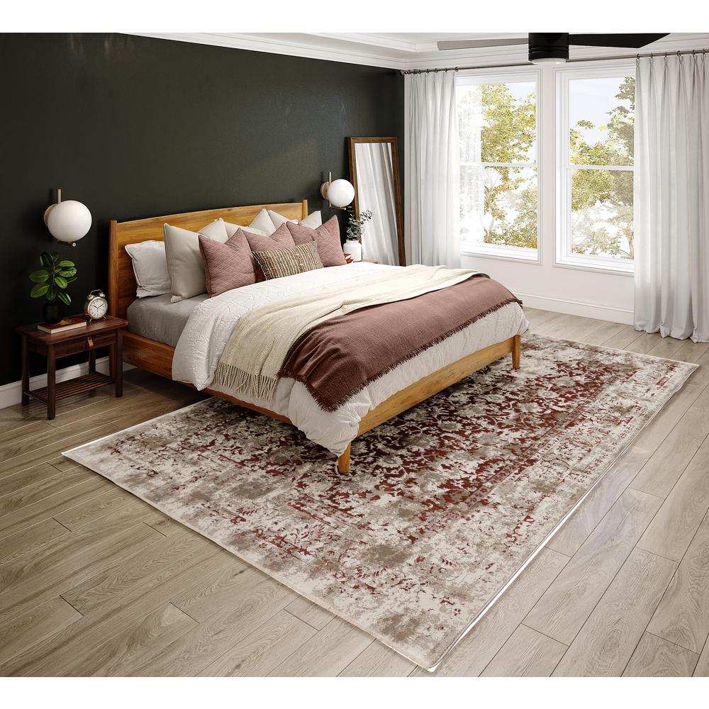 Antalya AY2 Paprika 3'3" x 5'3" Rug. Picture 2