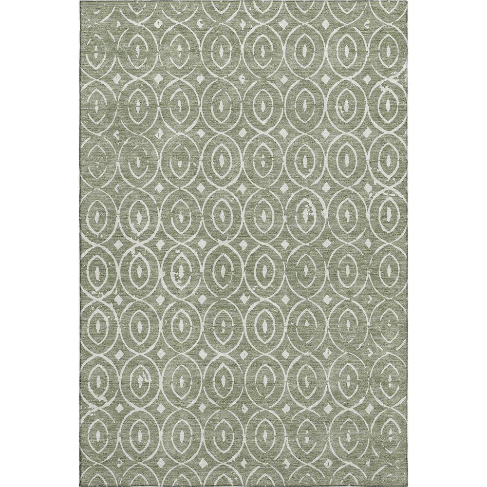 Luxury Washable Indoor/Outdoor The Reserve Fern 2'6" x 3'10" Rug. Picture 1
