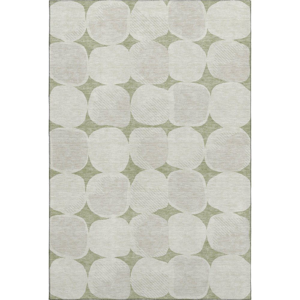 Luxury Washable Indoor/Outdoor The Reserve Aloe 2'6" x 3'10" Rug. Picture 1